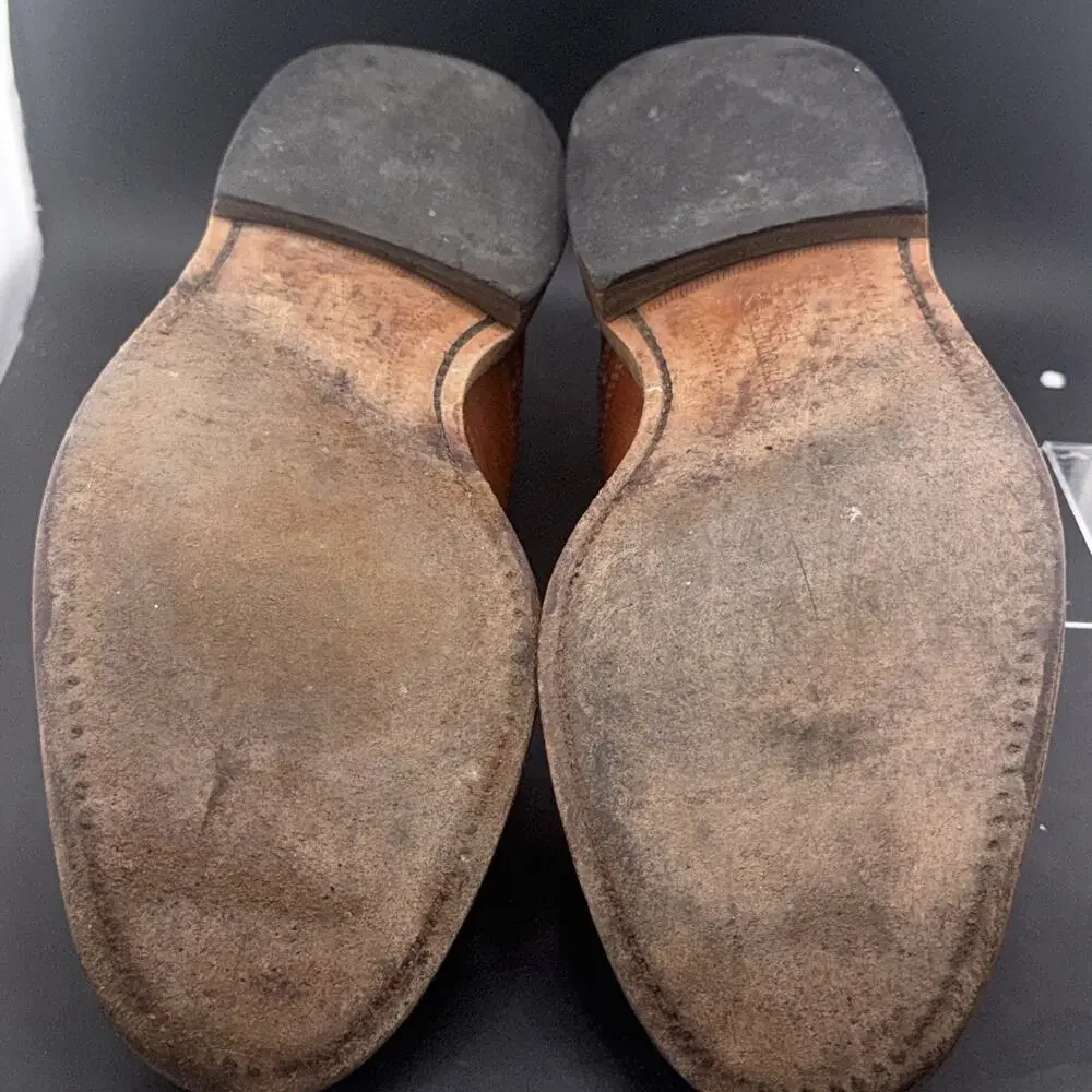 Allen Edmonds Honors Collection Cap Toe Oxford Brown Leather Shoes Men’s 8D USA
